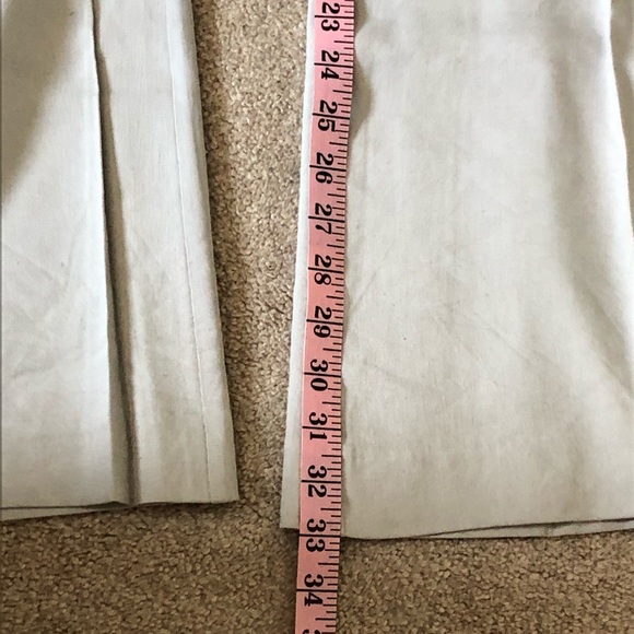 Bebe gray wide leg flared linen dress pants - Picture 11 of 13